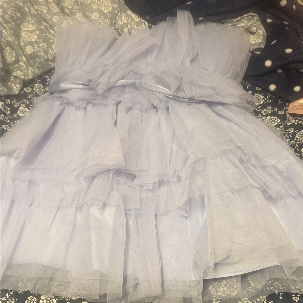Never worn Light Lavender Tulle Layered Party Dress with Tags -